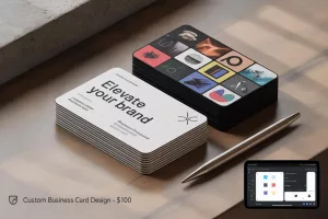 Custom Business Card Design Services - Front & Back